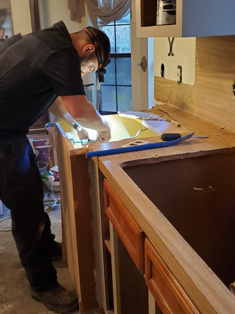 building cabinets for our kitchen remodel