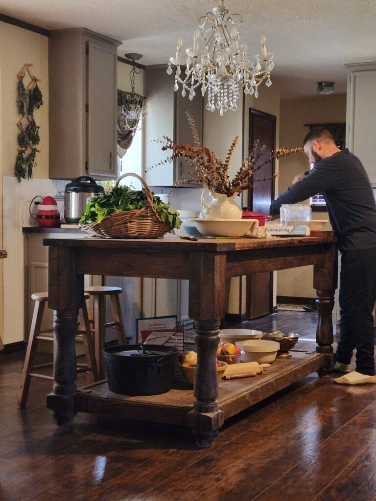 using our homestead kitchen after remodel