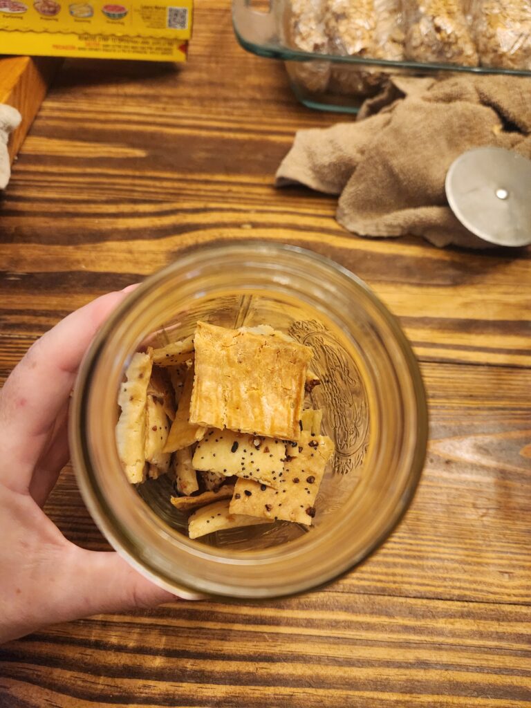 sourdough discard crackers