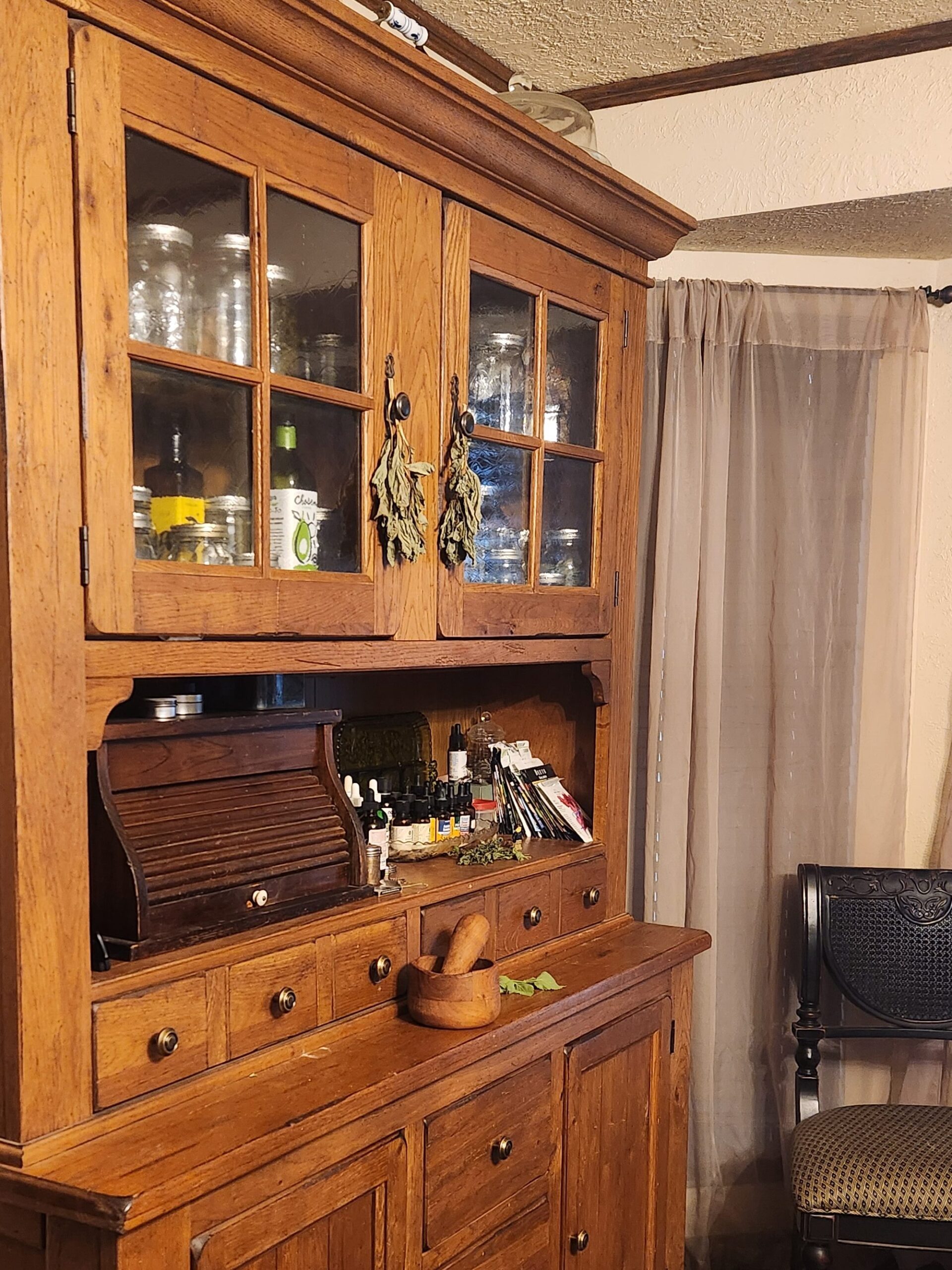 adding a hutch to our homestead kitchen