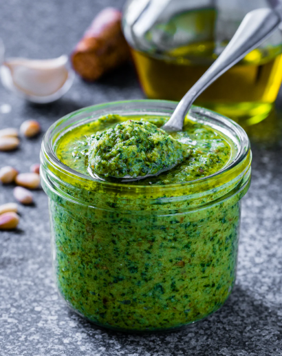 homemade pesto