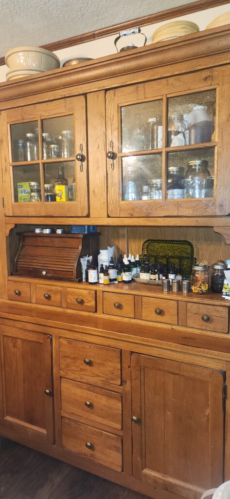 home apothecary hutch